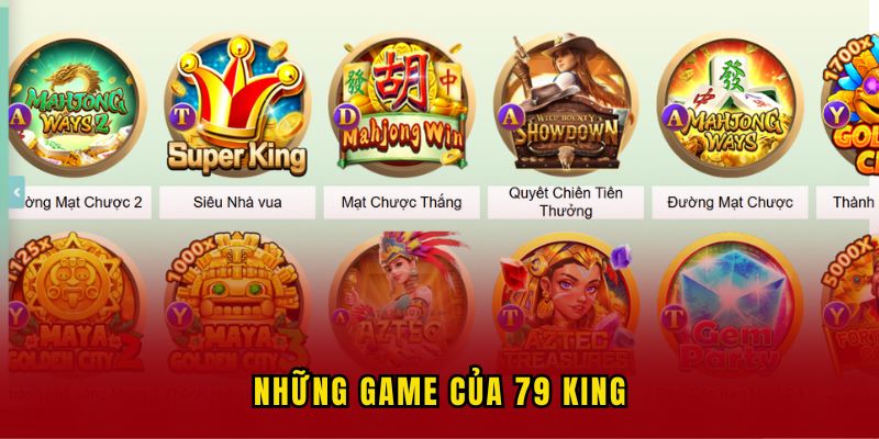 Những game hot 79 KING đang có