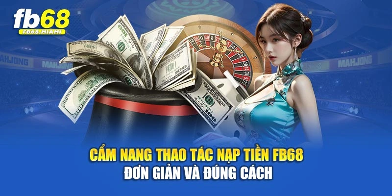 Cẩm nang thao tác nạp tiền Fb68 đơn giản và đúng cách